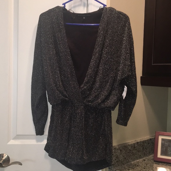 Akira black and silver romper - Picture 2 of 4